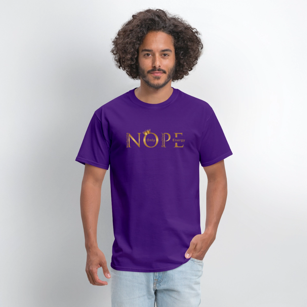 NOPE T-Shirt | GILDAN 5000 - purple