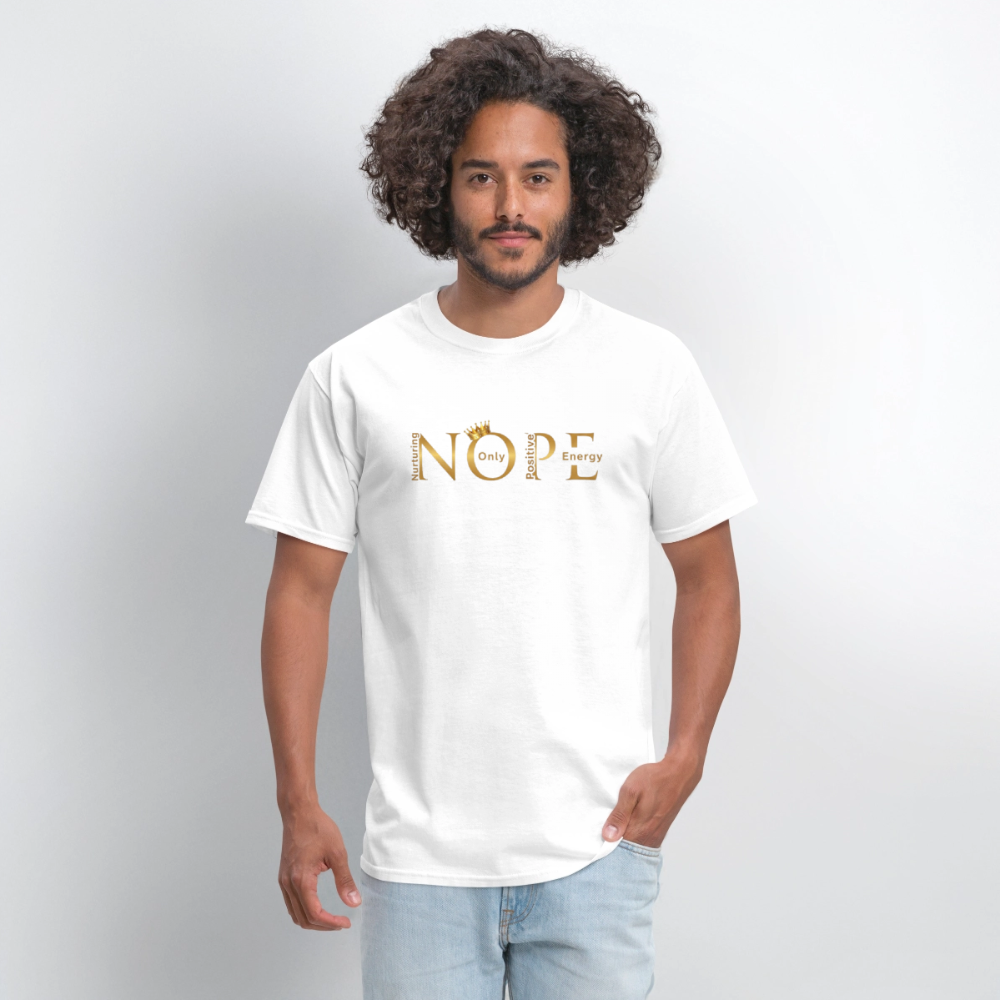 NOPE T-Shirt | GILDAN 5000 - white