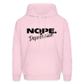 NOPE TO DEPRESSION Hoodie - pale pink