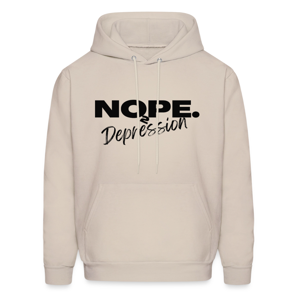 NOPE TO DEPRESSION Hoodie - Sand