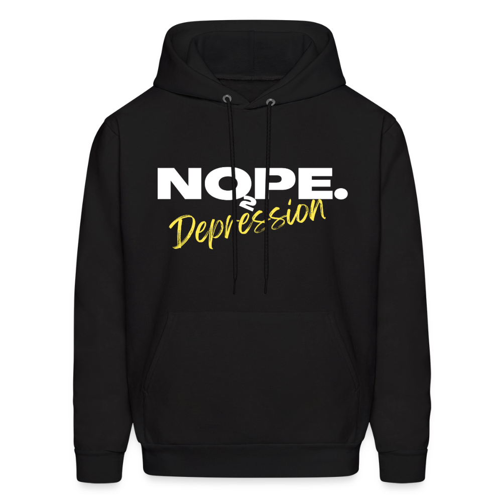 NOPE TO DEPRESSION Hoodie - black