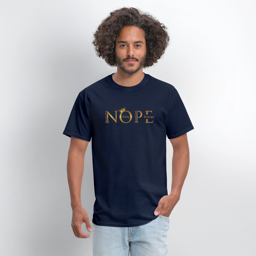 NOPE T-Shirt | GILDAN 5000 - navy