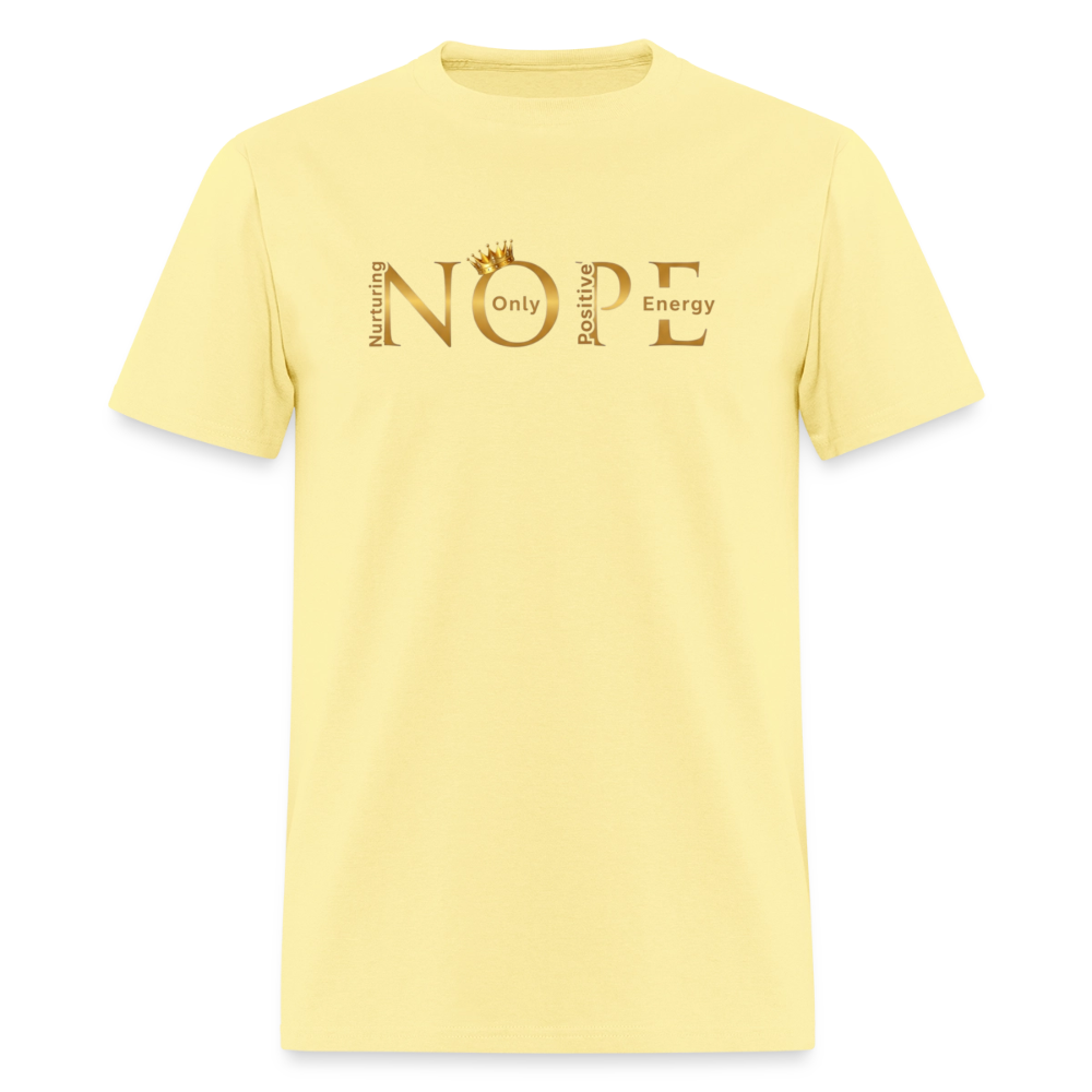 NOPE T-Shirt | GILDAN 5000 - cornsilk