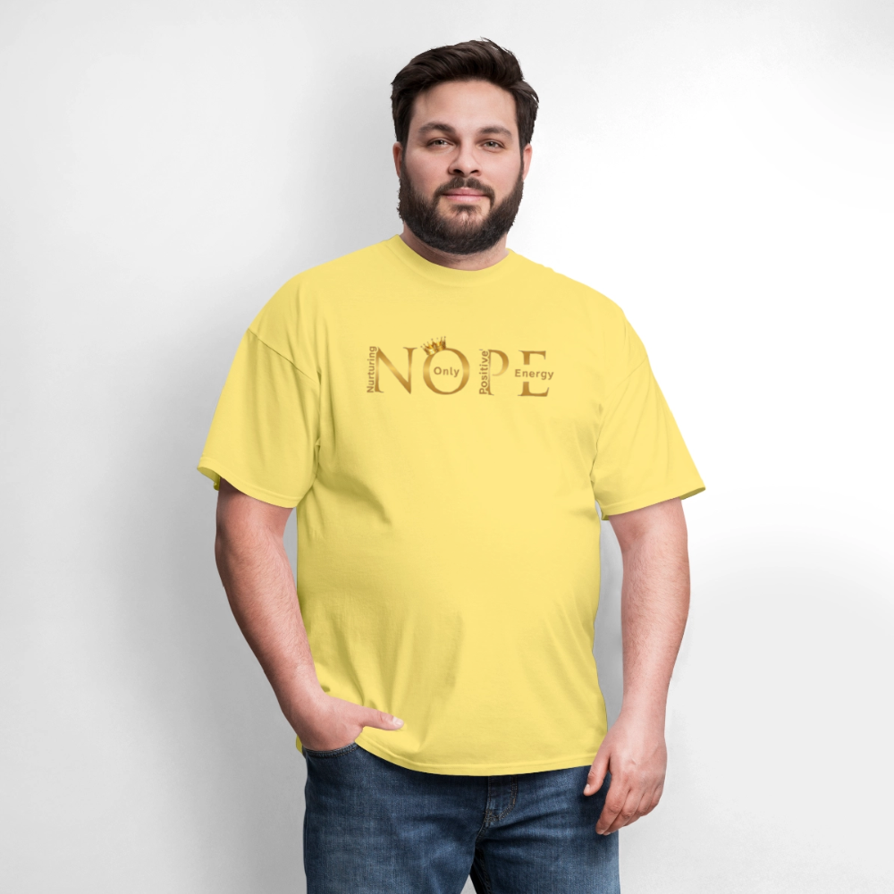 NOPE T-Shirt | GILDAN 5000 - cornsilk