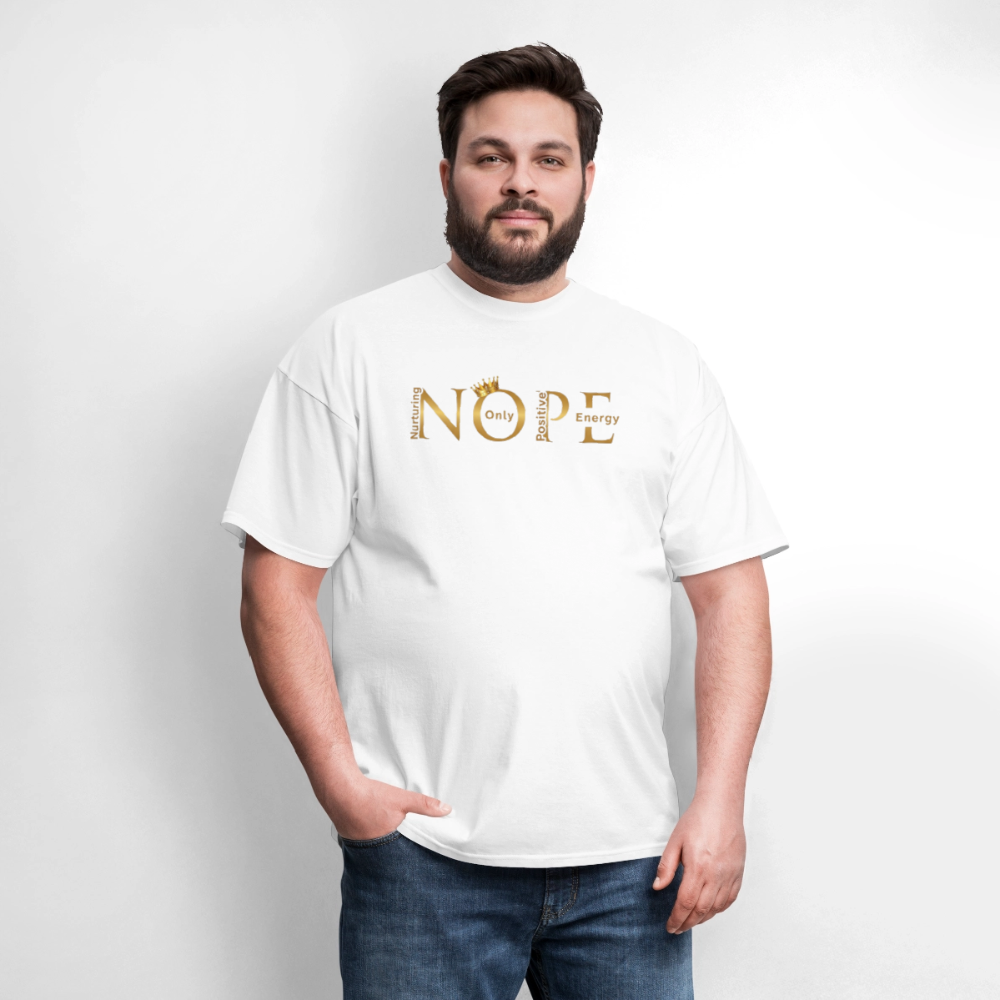 NOPE T-Shirt | GILDAN 5000 - white