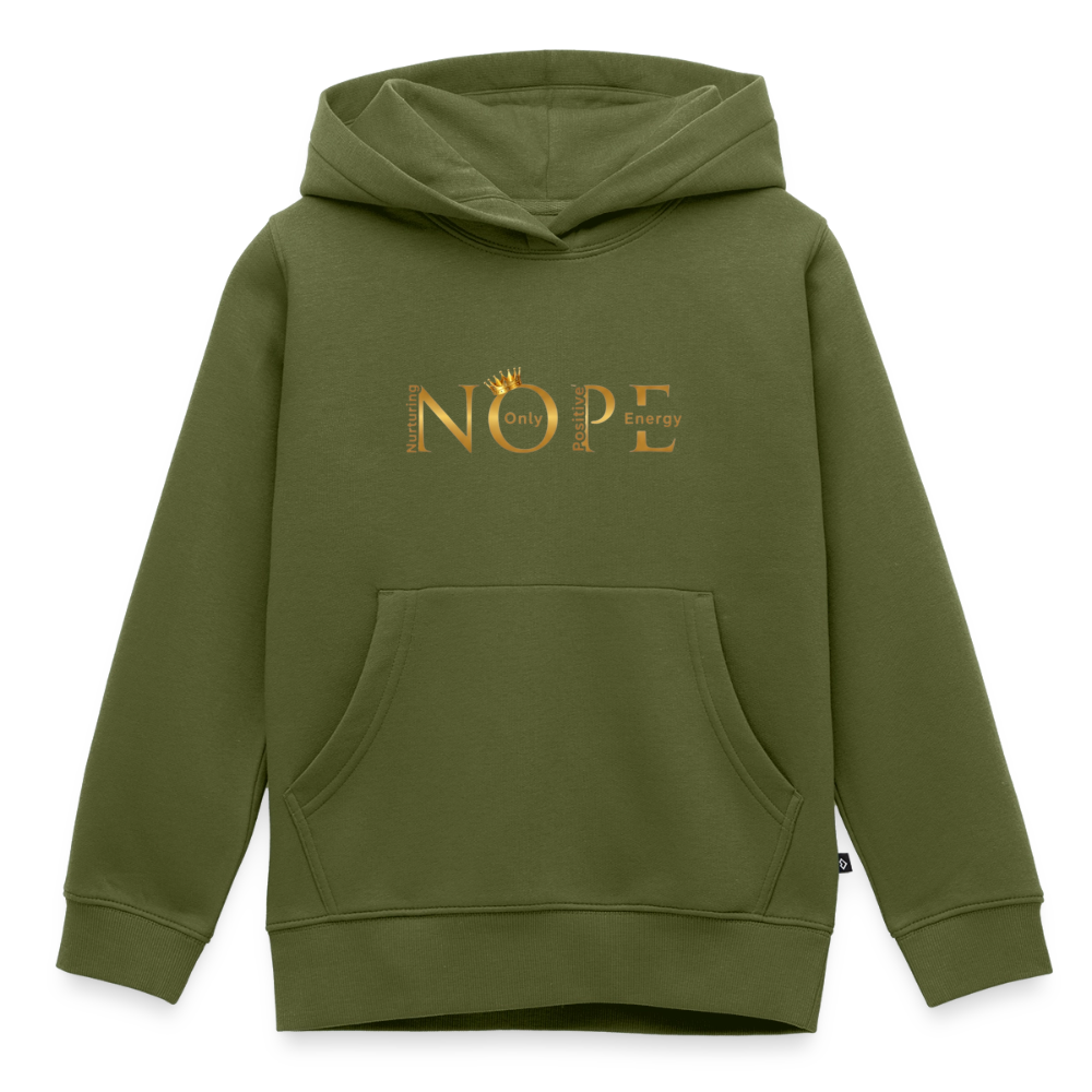 NOPE Kids‘ Premium Hoodie - khaki green 