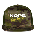 NOPE TO DEPRESSION Trucker Hat - MultiCam\green
